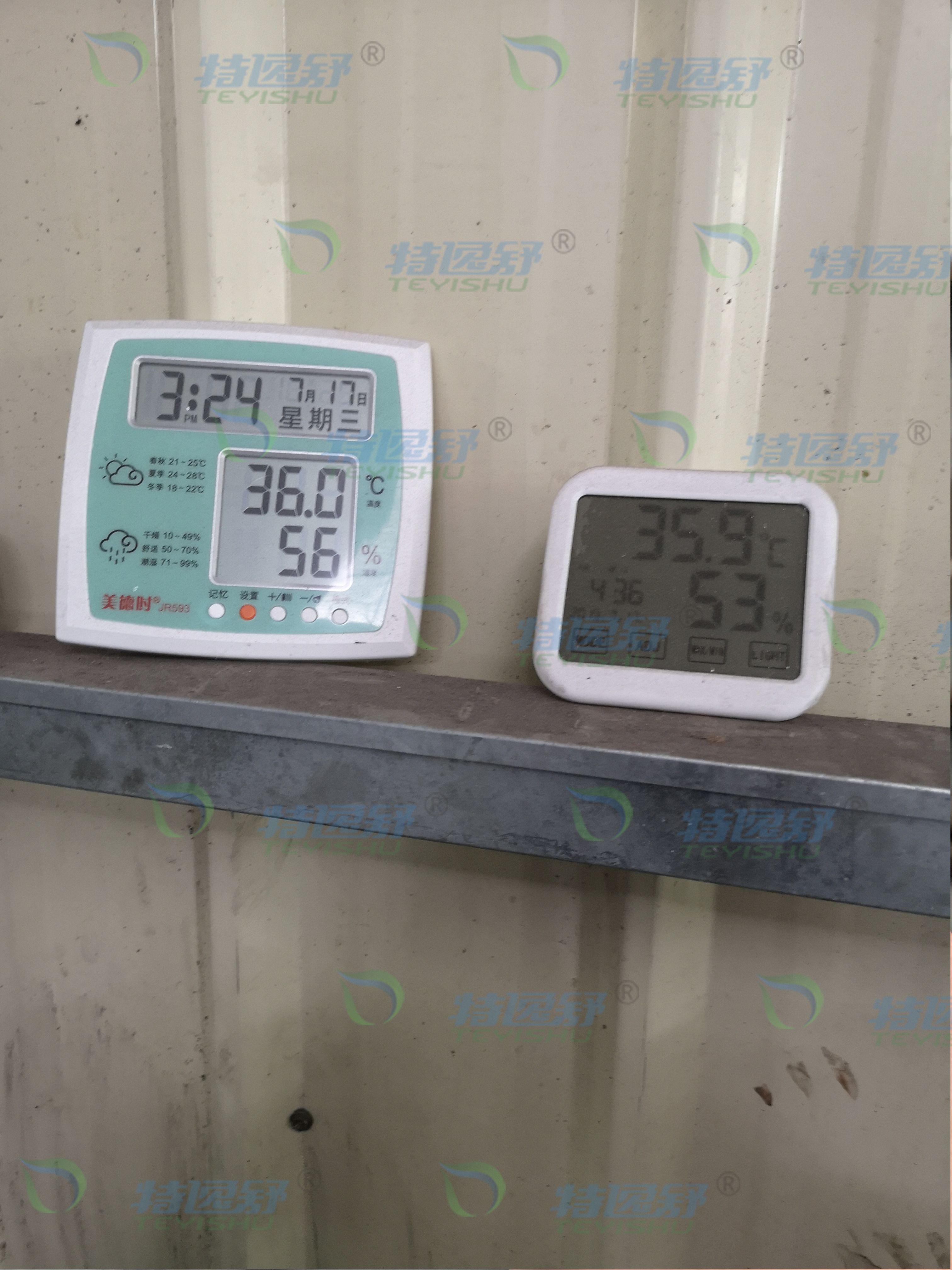 施工后內(nèi)表溫度